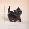Linda Figura de Gato de Sándalo Adorno de Escritorio Regalo Creativo de Gato Sanador para Niñas en el Festival Qixi