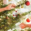 Enfeites de Natal Pingente Animal Acrílico Decoração para Pendurar na Árvore de Natal Desenho Animado Decorações de Natal Acrílico