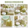 Almofada decorativa estilo Ins, coração feminino, verde, para sofá de sala, encosto, suporte lombar, fronha, almofada decorativa para bay window