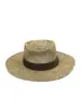 Sombrero de Paja de Panamá Sombrero de Sol para Playa con Pequeños Recortes, Versátil Sombrero Natural para Vacaciones con Ala Plana