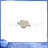 Pandora S925 Níquel Cobre Chapado en Plata Hebilla Cabeza Cuadrada Clásica Joyería Forma de Corazón Full Diamante Avanzado Lujo Ligero Accesorios para Pulseras