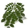 Decoración de Boda Transfronteriza con Vegetación Artificial, Hojas de Potos, Hojas de Dinero, Decoración de Techo de Salón de Bodas de Compromiso, Escenario, Fondo