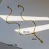 Collar de Cabeza de Serpiente Estilo Chic Europeo y Americano con Diseño Único, Minimalista Largo de Moda Cadena Hueso de Serpiente Runway Venta al por Mayor