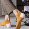 Calcetines Zhuji Primavera y Otoño Calcetines Cortos para Hombre Calcetines de Media Pantorrilla Calcetines para Hombre Bajos Poco Visibles Calcetines Tipo Barco Calcetines Desechables