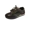 Zapatillas de entrenamiento retro alemanas para mujer, nuevas de otoño, super populares, de venta caliente, zapatillas Forrest Gump, versátiles, suela blanda, deportivas, casuales, zapatillas de skate