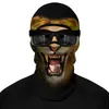Máscara de Montar para Motocicleta al Aire Libre Cubierta Facial 3D Sudadera Deportiva Sombrero a Prueba de Polvo y Frío Forro de Casco Resistente al Viento