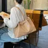 Bolso de Mano Coreano de Nicho Estilo Cesta Tote para Mujer, Nuevo Bolso Tote de Gran Capacidad Verano 2026, Bolso de Hombro Cruzado para Viajar