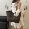 Bolso de Hombro Estampado de Moda Bolso Tote Casual para Mujer Bolso Escolar para Estudiante Universitario Bolso de Mano de Moda de Gran Capacidad