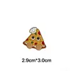 Insignia de Pizza de Hamburguesa Estilo Nuevo Broche Lindo de Dibujos Animados de Aleación Metálica para Estudiantes Hombres y Mujeres Decoración de Ropa Mochila Regalo