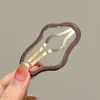 Presilha Jacaré com Acabamento de Luxo de Alta Qualidade, Presilha para Franja Lateral, Presilha Lateral para Maquiagem sem Marcas, Grampo de Cabelo para Mulheres, Presilha para Cabelo da Testa, Presilha BB