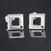 Aretes semiacabados de acero inoxidable aretes de joyería hechos a mano DIY aretes 304 que conservan el color sin decoloración aretes de venta caliente transfronteriza aretes