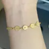 Elementos Nacionais, Pulseiras da Paz e da Alegria, Luxo Acessível, Contas da Sorte Exclusivas Transferíveis, Joias, Pulseiras de Aço Titânio Que Não Desbotam para Mulheres