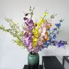 Venda Quente Transfronteiriça Orquídea Dançante Flor Artificial Cores de Outono Decoração de Casa Sala de Estar Mesa de Jantar Orquídea Dançante Artificial Flor Falsa Atacado
