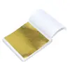 Folha de Ouro Imitação 9x9cm 14cm Papel Folha de Ouro Decoração para Estátuas de Buda, Artesanato, Folha de Ouro Quadrada para Casamento, Aplicação de Folha de Ouro DIY Feita à Mão