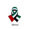 Insígnia de metal com bandeira dos Emirados Árabes Unidos transfronteiriça acessórios de vestuário presentes adesivos para celular fabricantes de origem atacado personalização