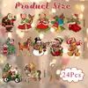Adornos de Madera Navideños Decoraciones Navideñas Vintage Muñeco de Nieve Adornos Colgantes Navideños Retro Decoración Decoración Fiesta Navideña