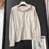 Chaqueta de verano para mujer, fina, transpirable, de secado rápido, con capucha y protector solar, 465748