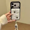 Funda para Teléfono Móvil Apple 17Promax con Diseño de Estrella Cruzada Coreana Iphone16 Textura de Cuero 13 Bolso de Hombro 14 Duro 15