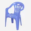 Silla de plástico gruesa para adultos, taburete de plástico para exteriores, silla multicolor con reposabrazos y respaldo, duradera
