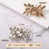 Base de Metal Transfronteriza Vidrio de Cristal Forma de Mariposa Pedrería Grande Decoración de Flor para Zapatos de Mujer Zapatos de Niño Hebilla Desmontable