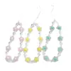 Cuentas para Joyería Nueva Flor Acrílica con Cuentas Cadena para Teléfono Móvil Accesorios de Joyería DIY Cuerda para Teléfono Móvil Flor Mate Anti