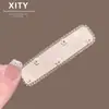Novo prendedor de cabelo estilo coreano com strass de margarida pequena para mulheres, elegante para franja da testa e lateral, acessório de cabelo requintado