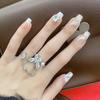 Unhas Usáveis Feitas à Mão, Estilo Desejo Puro, Menina Apimentada Olho de Gato Borboleta Nail Art de Boutique, Unhas Usáveis Finas em Formato de Cachorro, Unhas Postiças Atacado