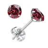 Pendientes de Aleación de Titanio F136 con Circonita Transfronterizos, Hebilla de Mariposa, Moda Europea y Americana, Clavos para Hélice de Oreja de Aguja Recta, Joyería para Piercings Corporales de Titanio
