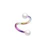 Explosões de e-commerce transfronteiriço brincos de pérola em haste em S argola labial argola nasal joias para piercing Amazon eBay AliExpress