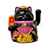 Ornamentos de Gato da Sorte Mini Automáticos com Energia Solar Artesanato Loja Presente Acessórios para Carro com Capa de Poeira