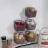 [100 Paquetes para el Nuevo Hogar] Cesta de Almacenamiento para Frutas y Verduras de Cocina PP Engrosada Montada en Pared Cesta Colgante de Almacenamiento Almacenamiento de Cocina