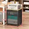 Estante de Almacenamiento de Escritorio Organizador de Archivos de Datos Multicapa Gran Capacidad Estante de Almacenamiento de Archivos Extraíble Oficina