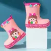 Botas de lluvia creativas DIY para niños niñas niños nuevo jardín de infantes bebé zapatos impermeables botas de lluvia antideslizantes para niños