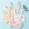 Ropa interior de algodón puro para niñas en crecimiento de 7 a 15 años, sujetadores para niñas jóvenes, camisetas de verano para estudiantes de primaria y secundaria