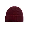 Venta Caliente de Amazon Gorro de Marinero Tejido de Invierno Ala Corta Corona Redonda para Hombre Gorra de Propietario Hip Hop Callejero Lana Europea Americana