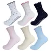 Calcetines de yoga para mujer, calcetines profesionales deportivos para Pilates, fitness, pista de baile, calcetines profesionales antideslizantes de media pantorrilla para mujer al por mayor