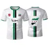 Estación Independiente Transfronteriza Camiseta de Verano para Hombre Impresión Digital Deportiva Cuello Redondo Holgada de Manga Corta Camiseta de Uniforme de Fútbol 3D