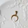 Flor de Rosa Avión Unicornio Acero de Titanio Oro de 18K Colgante Collar que no se decolora Cadena para Suéter Exportación Transfronteriza