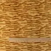 Tela de terciopelo con estampado de leopardo de visón europeo en stock, Juguete de peluche con estampado de rayas de visón dorado pequeño, Cojín, Tela para zapatos, sombreros
