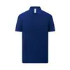 220g 80S Amônia Líquida Não Amassa Algodão de Pérola Grande Camisa Polo de Negócios com Logo Estampado Camiseta de Manga Curta Camisa Cultural