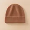 Gorro de Punto de Cachemira Nuevo para Otoño e Invierno, Engrosado y Cálido para Hombres y Mujeres, Gorro de Lana Antifrío para Personas de Mediana Edad y Mayores