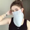 Protector Solar Seda de Hielo Sombrilla de Verano Máscara Facial Completa Máscara UV Esquina Montar Pesca Cubre Rostro Viaje Protección para el Cuello