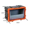 Caja de Herramientas Portátil de Doble Capa Engrosada de Grado Industrial, Caja de Almacenamiento de Piezas de Ferretería, Gabinete de Cajones de Plástico Duradero y Resistente a Caídas Venta de Liquidación
