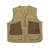 Colete Cargo Grande com Bolsos Estilo Japonês para Homens, Jaqueta Solta Nova de Primavera e Outono, Colete sem Mangas Estilo Hong Kong, Top com Decote V, Tendência