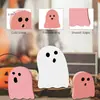 Bandeja de Madera con Adornos de Fantasma Lindo Transfronteriza Decoración para Fiestas Navideñas Regalos Adornos de Escritorio de Fantasma Lindo Rosados