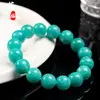 Pulsera de Cristal Amazonita Natural Beibeifu Material de Mina Antigua Cuentas de Amazonita Cuentas Sueltas de Amazonita Mayoreo