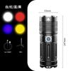 Lanterna de quatro fontes de luz iluminação luz de preenchimento atmosfera zoom lâmpada fotográfica rgb foto lanterna de liga de alumínio
