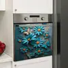VA-F568 pintado azul margarita cocina hogar pared gabinete decoración embellecimiento pegatinas de pared autoadhesivo comercio exterior al por mayor