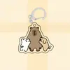 Chaveiro Acrílico Capivara 2D Novo Transfronteiriço Fofo Desenho Animado Golfinho da Sorte Golfinho Kuipu Pingente de Desenho Animado