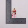 Ramo Rosa de Amor para el Día de San Valentín, Superventas Transfronterizo, Sobre de Regalo en Inglés, Candado con Llave, Copa de Vino, Colgante Ecológico con Goteo de Aceite
